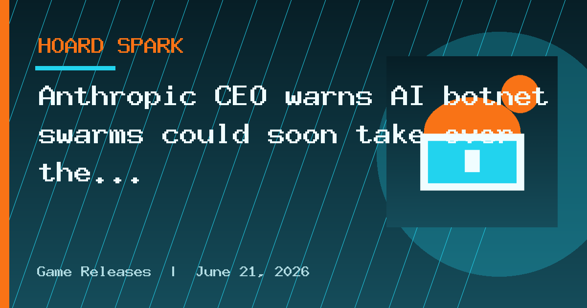 Anthropic CEO warns AI botnet swarms could soon take over the internet as Musk