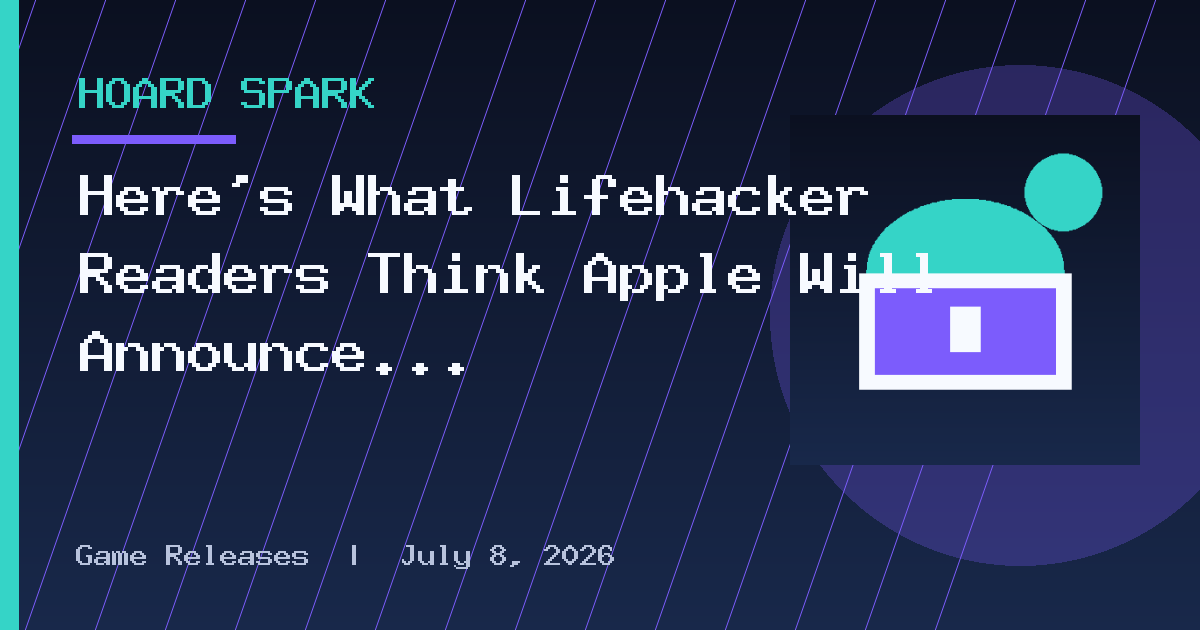 Here's What Lifehacker Readers Think Apple Will Announce on Wednesday