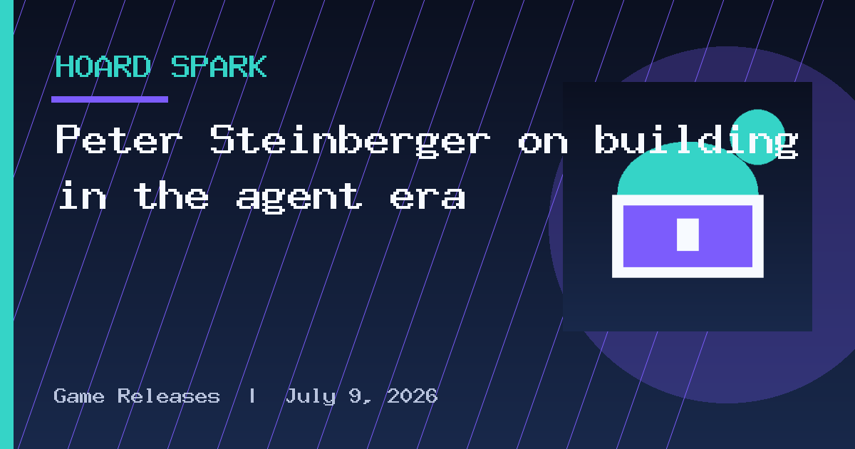 Peter Steinberger on building in the agent era