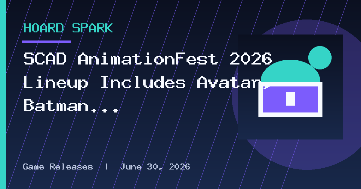 SCAD AnimationFest 2026 Lineup Includes Avatar, Batman and X-Men '97