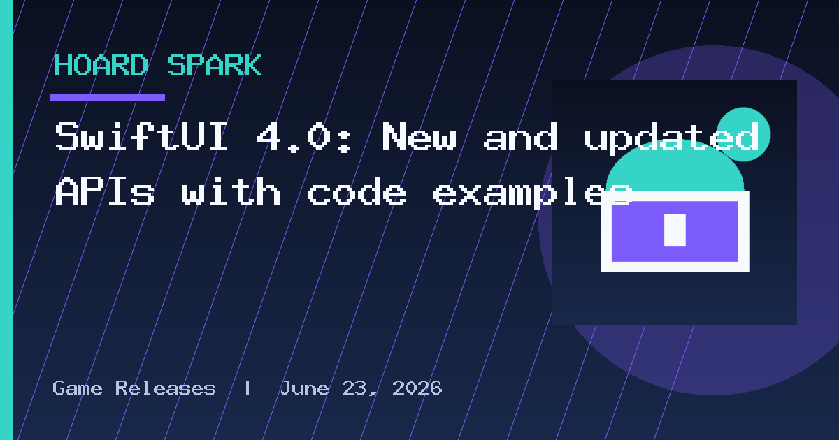 SwiftUI 4.0: New and updated APIs with code examples