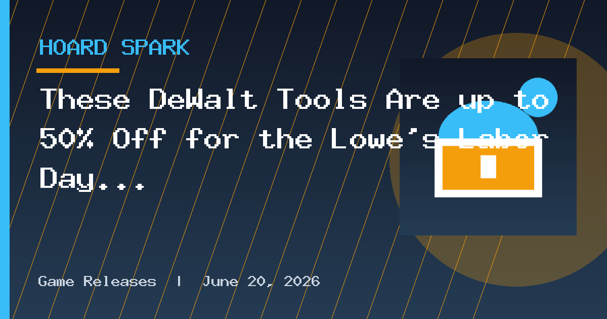 These DeWalt Tools Are up to 50% Off for the Lowe's Labor Day Sale